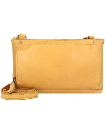 Greenburry Soft Umhängetasche Leder 20 cm yellow