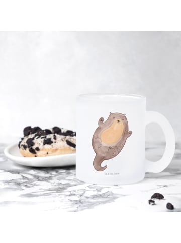 Mr. & Mrs. Panda Tee Tasse Otter Umarmen ohne Spruch in Transparent
