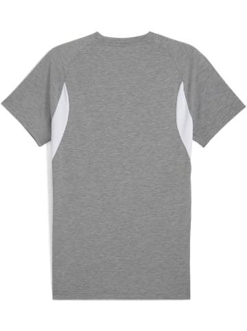 Puma T-Shirt "TeamEVOSTRIPE Tee" in Grau