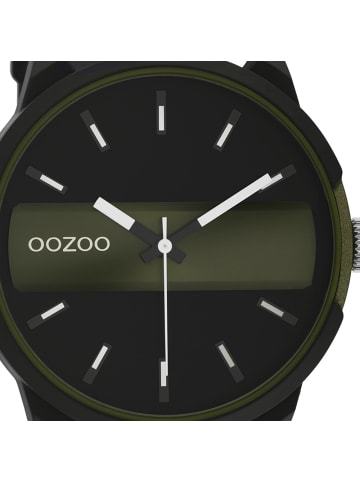 Oozoo Armbanduhr Oozoo Timepieces schwarz extra groß (ca. 48mm)