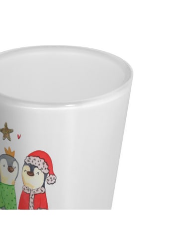 Mr. & Mrs. Panda Schnapsglas Winterzeit Heilige drei Könige ohne... in Transparent