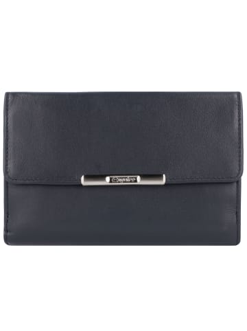 Esquire Helena Geldbörse II Leder 14 cm in blau