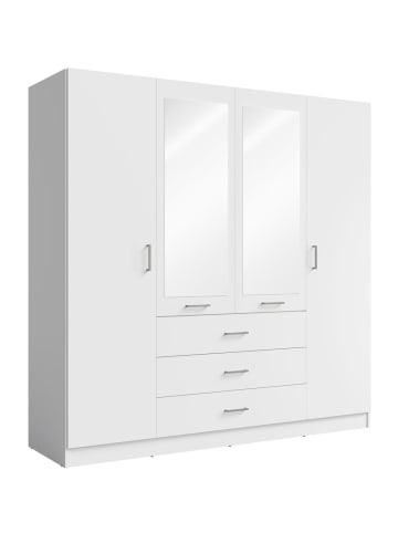 Feldmann-Wohnen Kleiderschrank Konso weiß 200 / 58 / 200,5cm