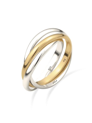 Elli Ring 925 Sterling Silber Ring Set in Bunt