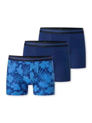 Schiesser Retro Short / Pant 95/5 Organic Cotton in Blau / Dunkelblau