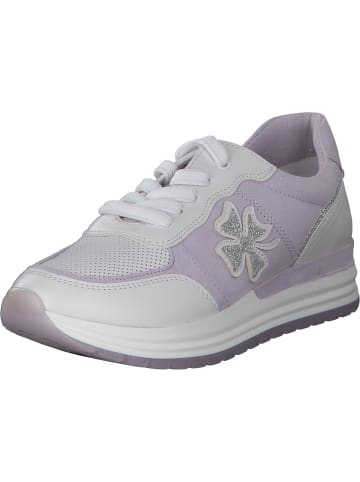 Marco Tozzi Sneakers Low in white/lilac SOPO