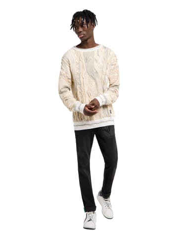 Carlo Colucci Strickpullover Fazzi in Beige