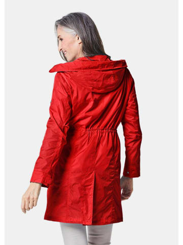 GOLDNER Trendiger leichter Regen Parka aus funktionalem Material in rot