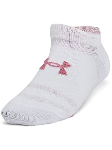 Under Armour Kinder Socken "Ua Yth Essential No Show 6Pk" in Pink