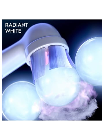 Oral-B Aufsteckbürsten "Strahlendes Weiss" in Weiß (2er-Pack)
