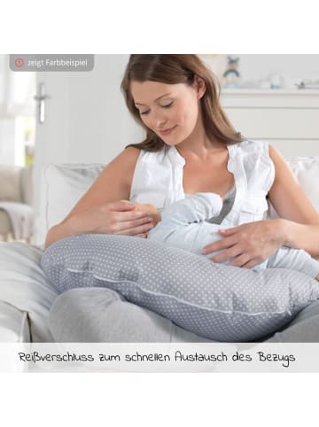 Theraline Ersatzbezug für Stillkissen Das Yinnie in grau,rosa,motiv