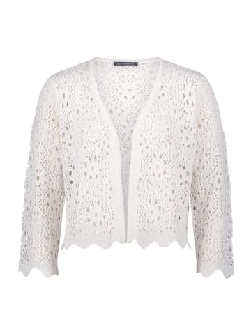 Betty Barclay Sommer-Strickjacke mit 3/4 Arm in Rohweiß