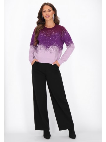 faina Sweater in violet multicolor