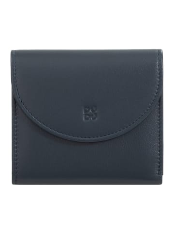 DuDu Malaita Geldbörse Leder 11 cm in navy