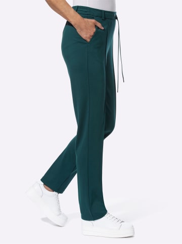 WITT WEIDEN Jersey-Hose in petrol