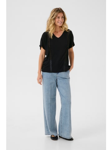 Cream T-shirt CRSonja Relaxed fit in Pitch Black