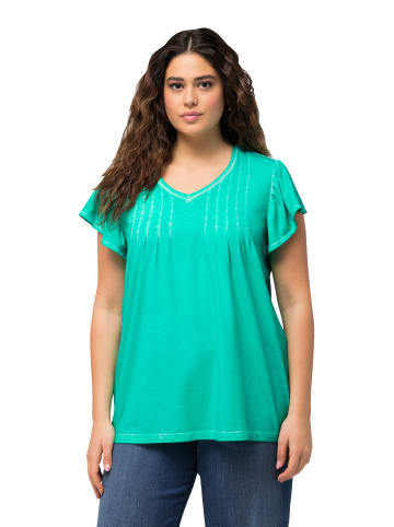 Ulla Popken Shirt in türkisgrün