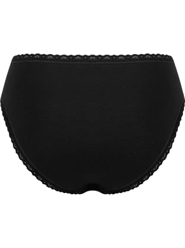 Sloggi Slip 3er-Pack 24/7 Cotton Lace in schwarz