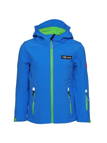 Trollkids Softshelljacke Oslofjord in medium blue