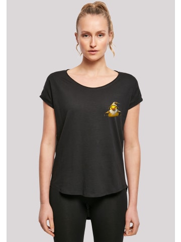 F4NT4STIC Long Cut T-Shirt Rubber Duck Wizard Long in schwarz