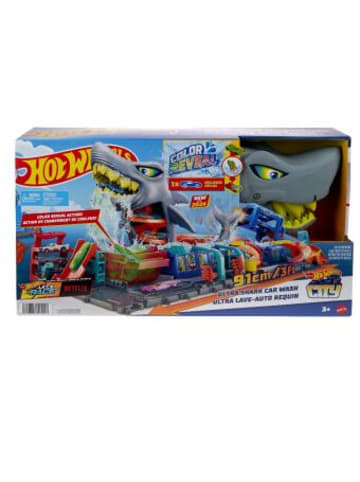 Mattel Spielzeug - Hot Wheels City Ultimative Hai Auto-Waschanlage