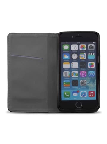 COFI 1453 Smart Magnet Case Handyhülle  Kartenfach und Magnetverschluss in Schwarz