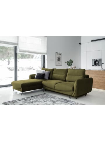 MF Design Sonic Recamiere Links in Moos -  (L) 276 x (B) 276 x (H) 100 cm