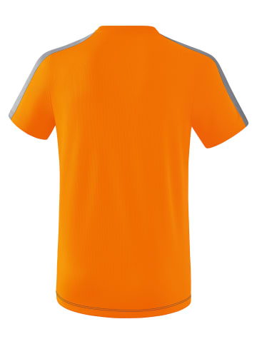 erima Squad T-Shirt in new orange/slate grey/monument grey