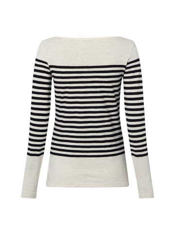 Marc O'Polo Langarmshirt in ecru schwarz