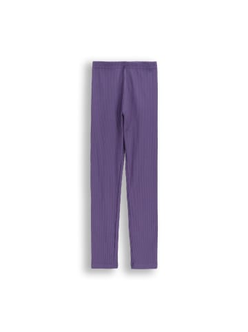 Coccodrillo Gerippte Leggings mit langem Bein in violett