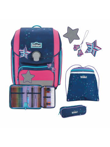 Scout Scout Genius Schulranzen-Set 4 teilig DIN Pretty Star