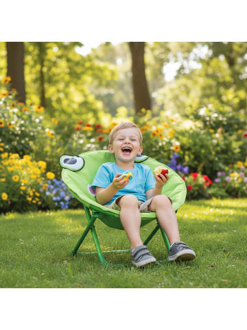 relaxdays Moonchair Kinder "Frosch" - (B)50 x (H)47 x (T)48 cm