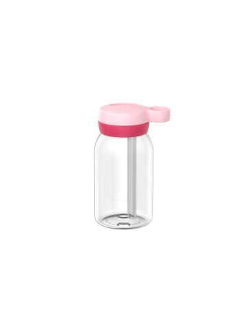 Mepal Trinkflasche mit Trinkhalm Campus 450 ml in Cool Pink