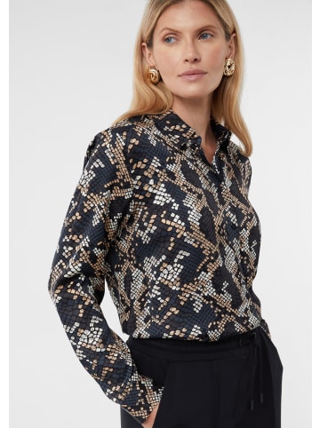 comma Bluse in 98A1_dunkelgrau