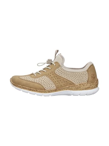 rieker Morelia Low-Top-Sneaker mit Schnürung Beige