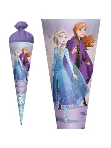 ROTH Schultüte groß Disney Frozen 70 cm Glitter in Lila