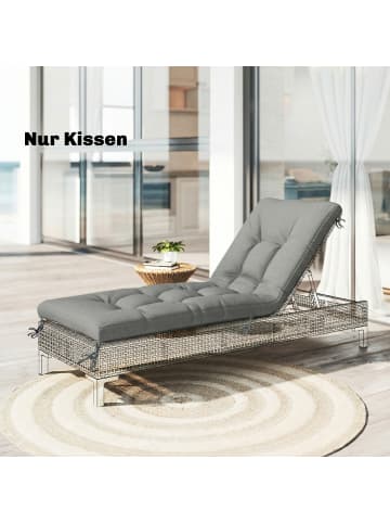 Outsunny Sitzkissen,65L x 198B x 13H cm,Hellgrau
