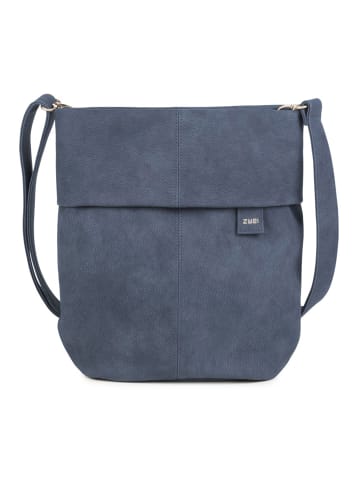 Zwei Mademoiselle.M Schultertasche 31 cm in nubuk blue