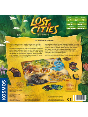 Kosmos Lost Cities - Das Brettspiel in Bunt