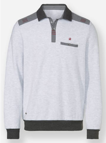 WITT WEIDEN Sweatshirt in hellgrau-meliert