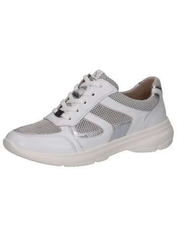 Caprice Sneaker in WHITE/SILVER