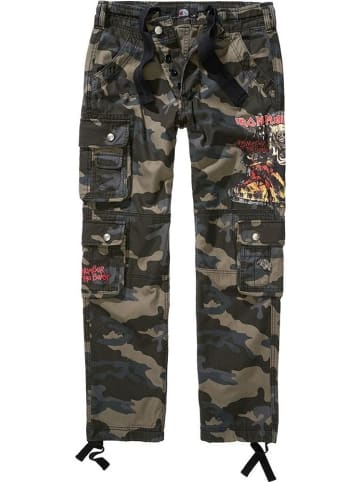 Brandit Cargohose "Irm Pure Slim Trouser" in Camouflage