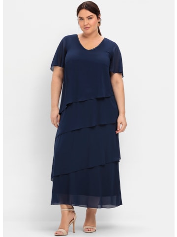 sheego Cocktailkleid in marine