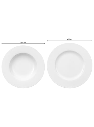 Villeroy & Boch 12-tlg. Tafelset Royal in in weiß