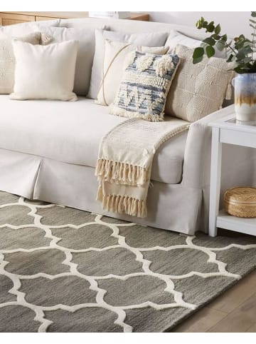 Beliani Kurzflor YALOVA in Grau - (W) 160 x (H) 2 x (L) 230 cm
