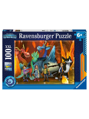 Ravensburger Ravensburger Kinderpuzzle 13379 - Dragons: Die 9 Welten - 100 Teile XXL...