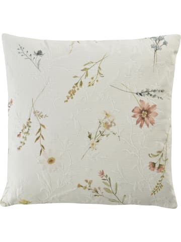 Sander Baumwolle, Jacquard Kissenhülle Flam in creme