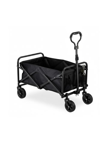relaxdays Bollerwagen in Schwarz - (B)74 x (H)95 x (T)48 cm