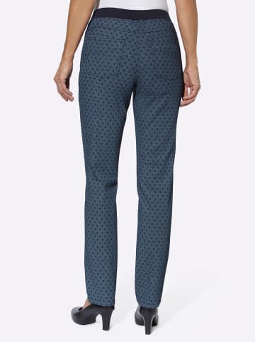 WITT WEIDEN Jeans in dark blue-bedruckt