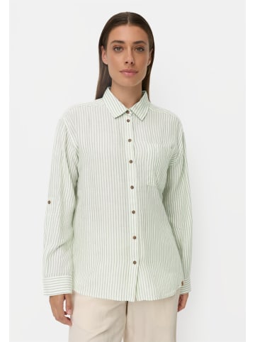 Camel Active Bluse mit Kentkragen in Jadeblau